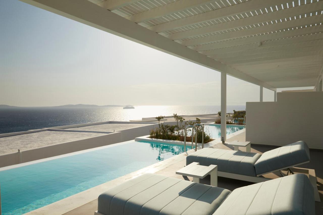 Epic Blue Mykonos Hotel Houlakia  Exterior foto